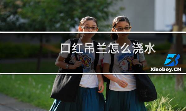 口红吊兰怎么浇水