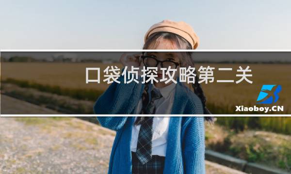口袋侦探攻略第二关