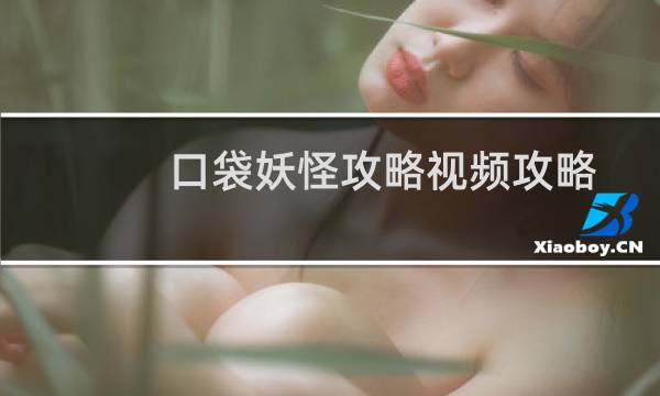 口袋妖怪攻略视频攻略