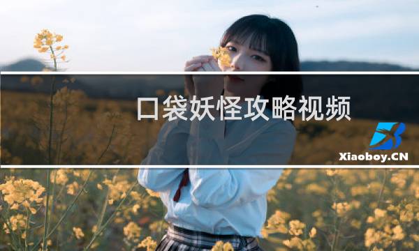 口袋妖怪攻略视频