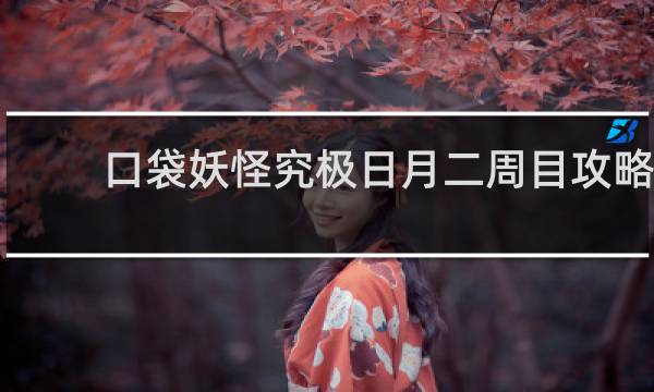 口袋妖怪究极日月二周目攻略