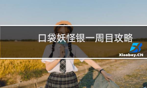 口袋妖怪银一周目攻略