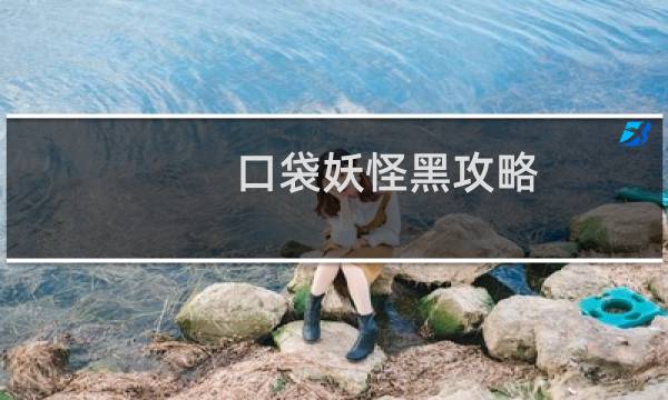 口袋妖怪黑攻略