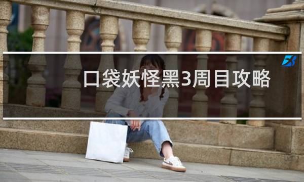 口袋妖怪黑3周目攻略