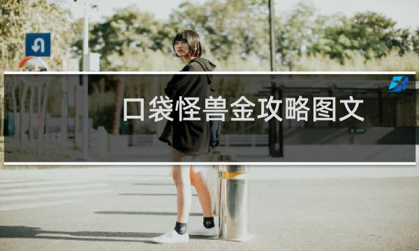 口袋怪兽金攻略图文