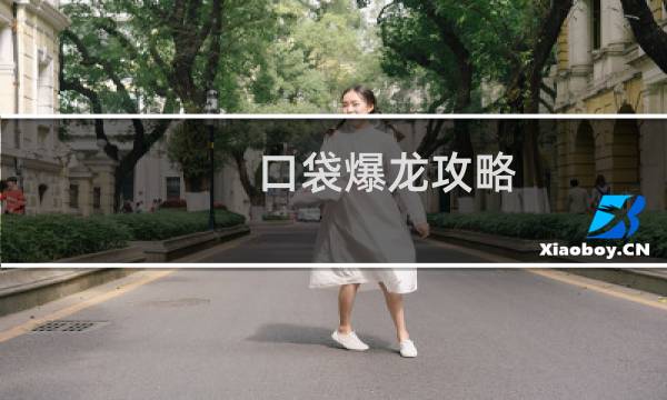 口袋爆龙攻略