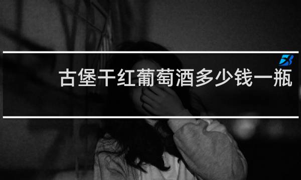 古堡干红葡萄酒多少钱一瓶
