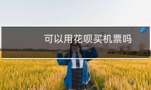 可以用花呗买机票吗