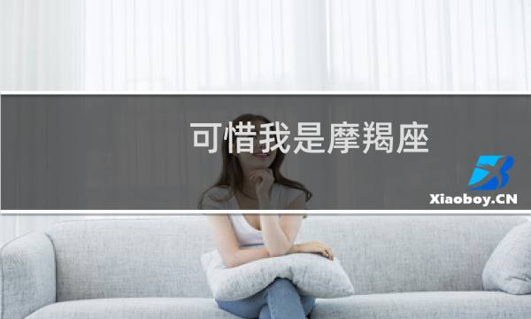可惜我是摩羯座