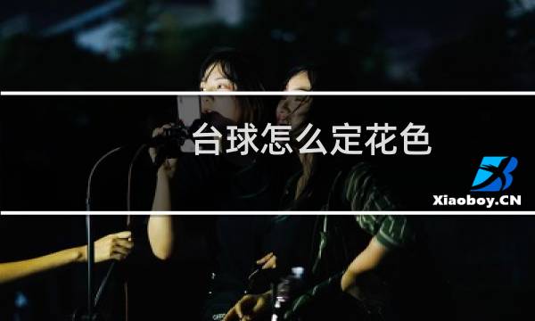 台球怎么定花色