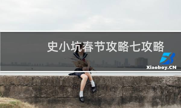 史小坑春节攻略七攻略