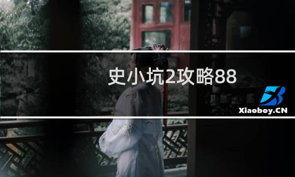 史小坑2攻略88