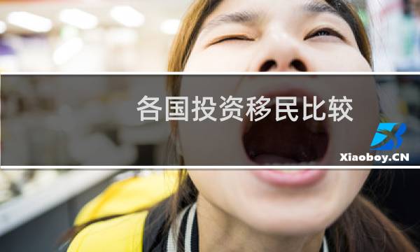 各国投资移民比较