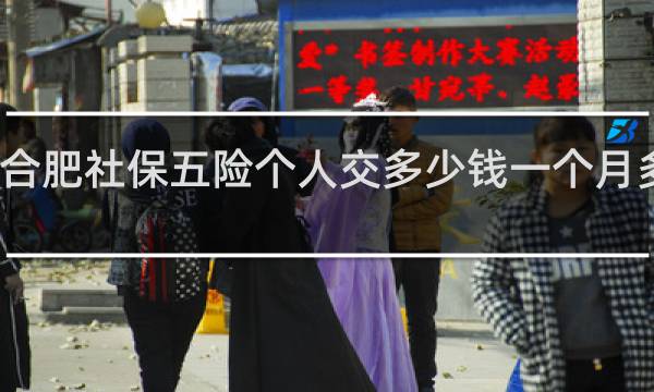 合肥社保五险个人交多少钱一个月多少钱