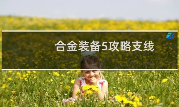 合金装备5攻略支线