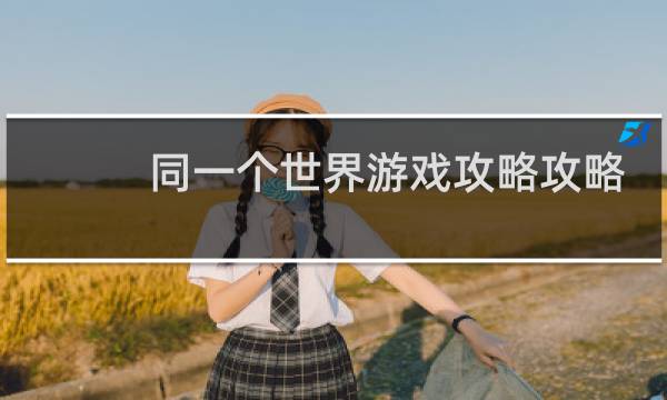 同一个世界游戏攻略攻略