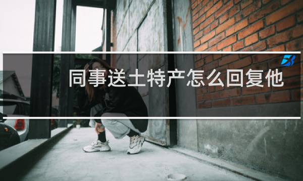 同事送土特产怎么回复他