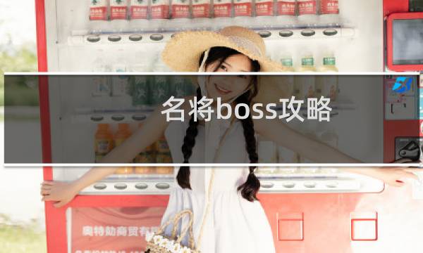 名将boss攻略