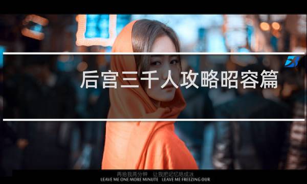 后宫三千人攻略昭容篇