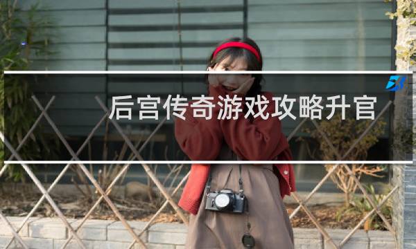 后宫传奇游戏攻略升官