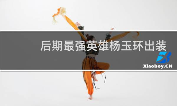 后期最强英雄杨玉环出装