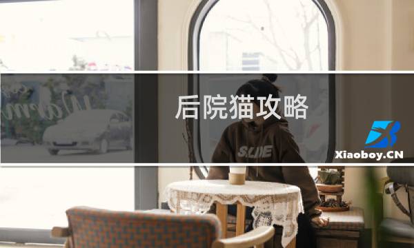 后院猫攻略