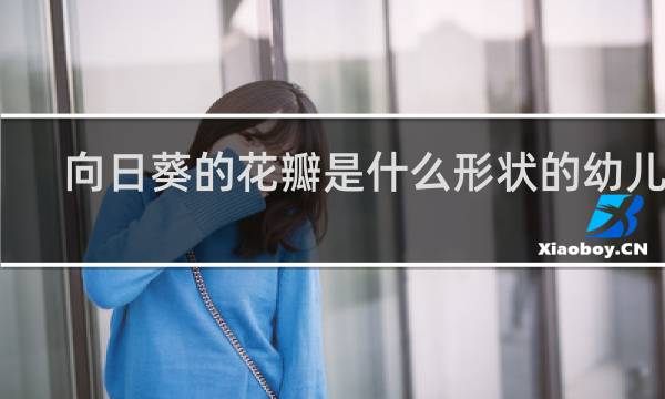 向日葵的花瓣是什么形状的幼儿画