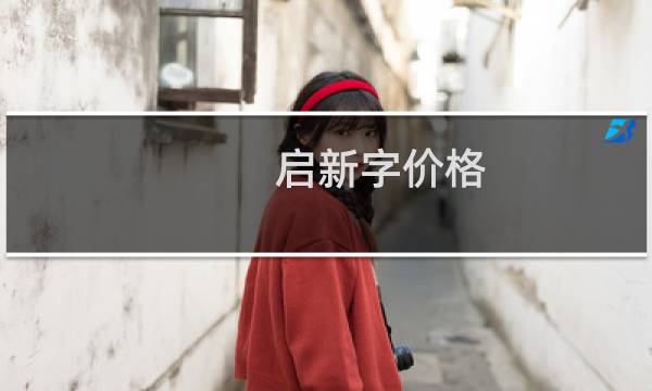 启新字价格