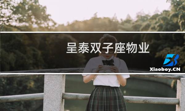 呈泰双子座物业
