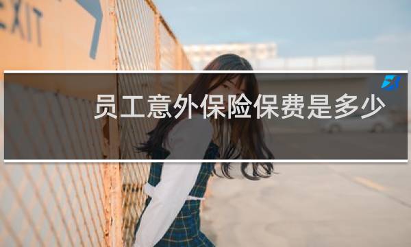 员工意外保险保费是多少