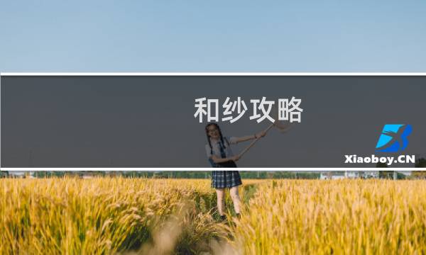 和纱攻略