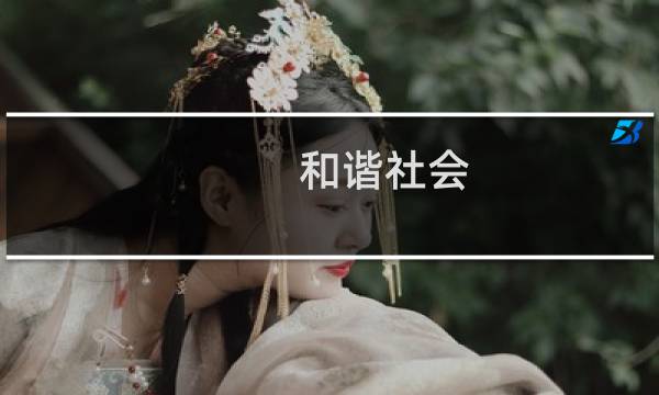 和諧社會 攻略