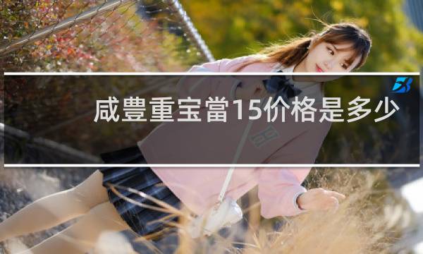 咸豊重宝當15价格是多少