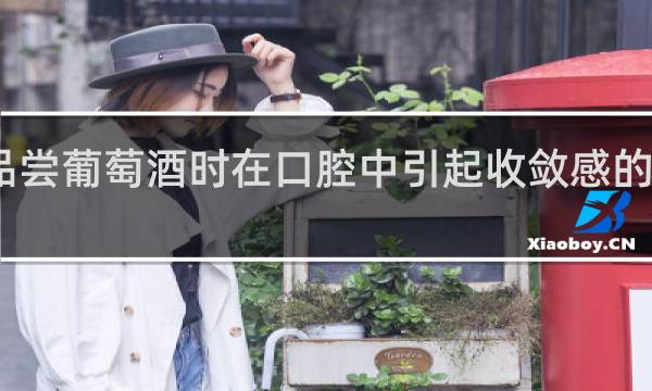 品尝葡萄酒时在口腔中引起收敛感的物质是
