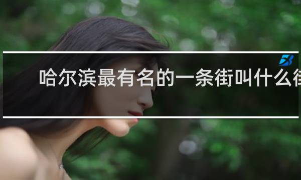 哈尔滨最有名的一条街叫什么街