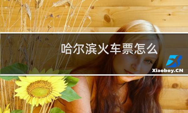 哈尔滨火车票怎么