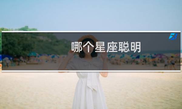 哪个星座聪明