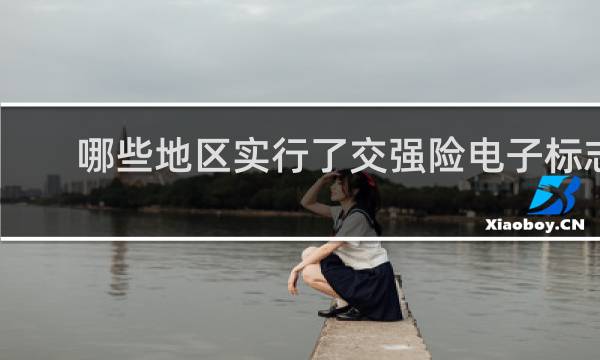 哪些地区实行了交强险电子标志