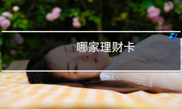 哪家理财卡