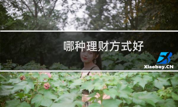 哪种理财方式好
