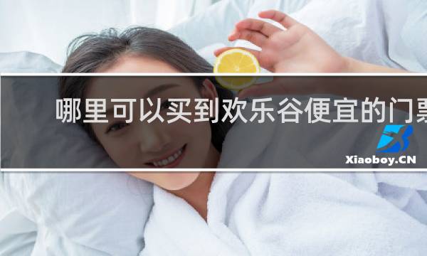 哪里可以买到欢乐谷便宜的门票