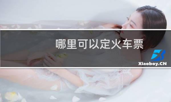 哪里可以定火车票