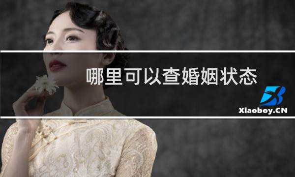 哪里可以查婚姻状态