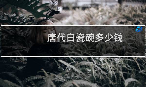 唐代白瓷碗多少钱