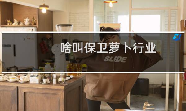 啥叫保卫萝卜行业