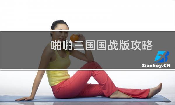 啪啪三国国战版攻略