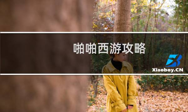 啪啪西游攻略