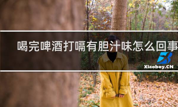 喝完啤酒打嗝有胆汁味怎么回事啊