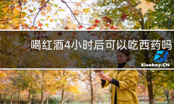 喝红酒4小时后可以吃西药吗