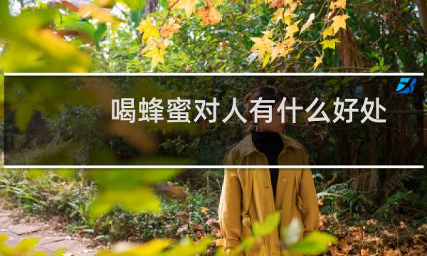 喝蜂蜜对人有什么好处